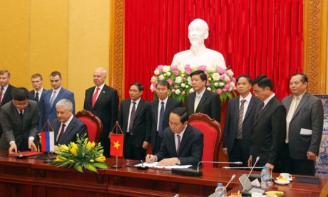 Hội đàm cấp cao giữa Bộ Công an Việt Nam và Bộ Nội vụ Liên bang Nga - ảnh 1